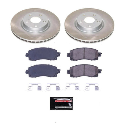 PowerStop [17-22 Impreza] Semi-Coated Rotor Kit Front and Rear - JDMuscleBrake RotorsPSBSC7926