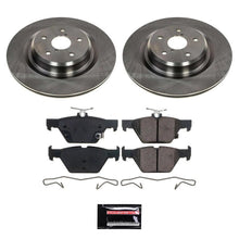 PowerStop 19 - 20 Subaru Ascent Rear Semi - Coated Rotor Brake Kit with Z17 Evolution Plus Ceramic Pads - JDMuscleSPK758855