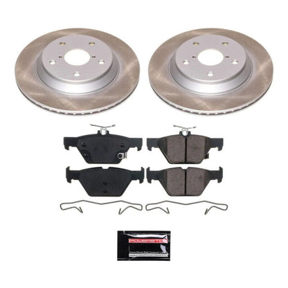 PowerStop [19-22 Forester] Semi-Coated Rotor Kit – Front and Rear - JDMuscleBrake RotorsPSBSC8520