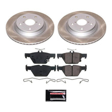 PowerStop 19 - 22 Subaru Forester Rear Semi - Coated Rotor Brake Kit with Z17 Evolution Plus Ceramic Pads - JDMuscleSPK758856
