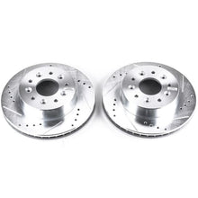 PowerStop 63 - 82 Chevrolet Corvette Front Evolution Drilled & Slotted Rotors - Pair | psbAR8210XPR - JDMuscleSPK382047