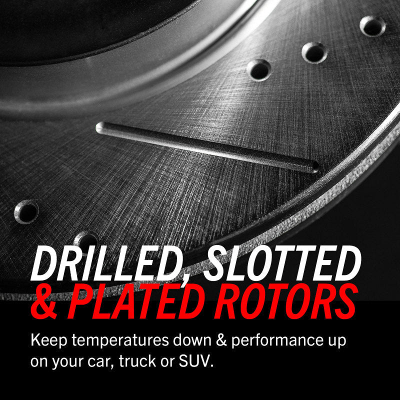 PowerStop 63 - 82 Chevrolet Corvette Front Evolution Drilled & Slotted Rotors - Pair | psbAR8210XPR - JDMuscleSPK382047