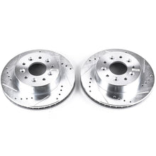 PowerStop 63 - 82 Chevrolet Corvette Front Evolution Drilled & Slotted Rotors - Pair | psbAR8210XPR - JDMuscleSPK382047