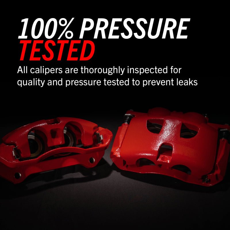 PowerStop Powder Coated Red Brake Calipers for Ford Mustang 1996 - 2004 – Pair | psbS4824A - JDMuscleSPK388133