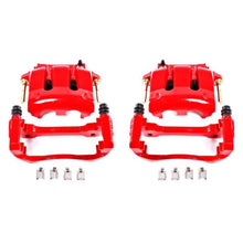 PowerStop Powder Coated Red Brake Calipers for Ford Mustang 2005 - 2014 – Pair | psbS4928A - JDMuscleSPK389349