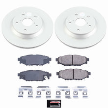 PowerStop Z17 Evolution Geomet Coated Rotor Brake Kit for Subaru Impreza (Rear) - Part Number PSBCRK9304 - JDMuscleSPK873119