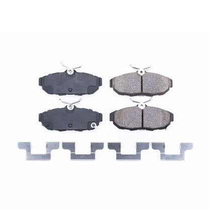 PowerStop Z17 Evolution Plus Ceramic Brake Pads with Hardware for Ford Mustang 2011 - 2014 | psb17 - 1465 - JDMuscleSPK422329