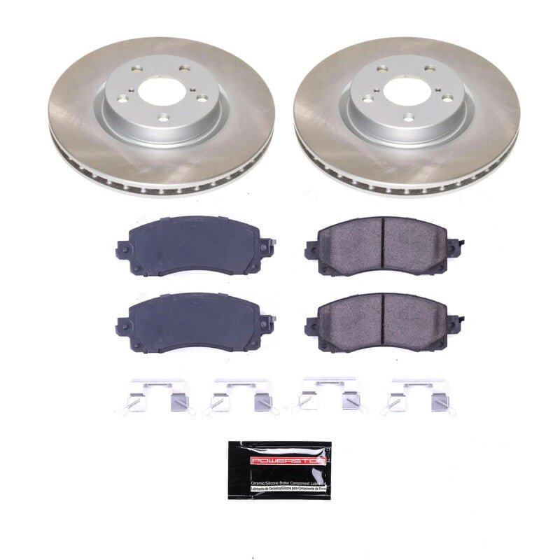 PowerStop Z17 Semi - Coated Rotor Brake Kit for Subaru Impreza (2017 - 2019) - JDMuscleSPK758795
