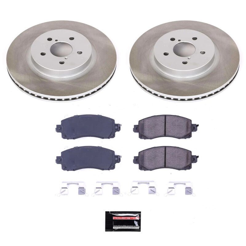 PowerStop Z17 Semi - Coated Rotor Brake Kit for Subaru Impreza & Crosstrek (2017 - 2022) - JDMuscleSPK758796