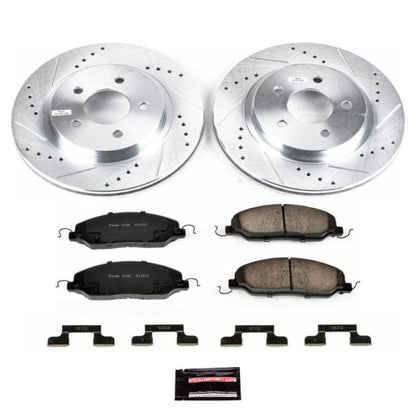 PowerStop Z23 Evolution Sport Brake Upgrade Kit for 2005 - 2010 Ford Mustang Rear | psbK1384 - JDMuscleSPK381744