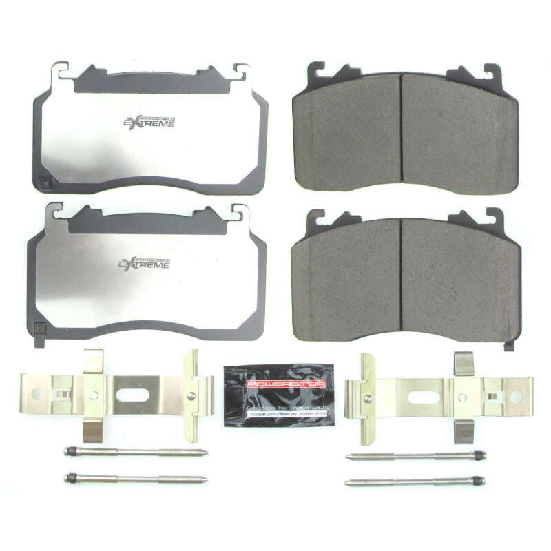 PowerStop Z26 - 2267 Front Brake Pads for 2020 - 2022 Ford Mustang – Extreme Street Performance with Hardware | psbZ26 - 2267 - JDMuscleSPK425461