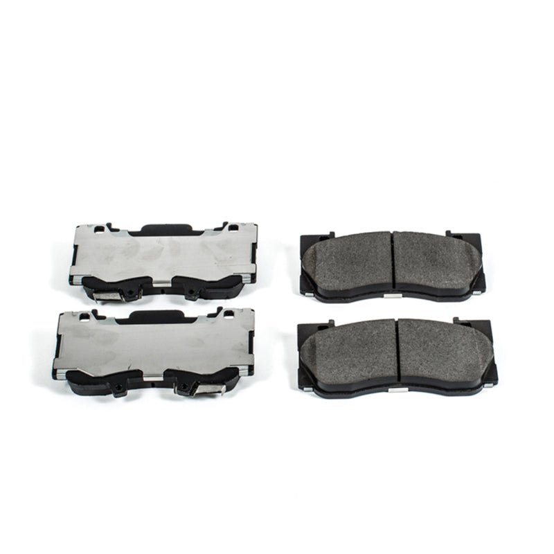 PowerStop Z26 Street Warrior Ceramic Brake Pads for 2015 - 2018 Ford Mustang Front - Extreme Stopping Power and Low Dust | psbZ26 - 1784 - JDMuscleSPK379239