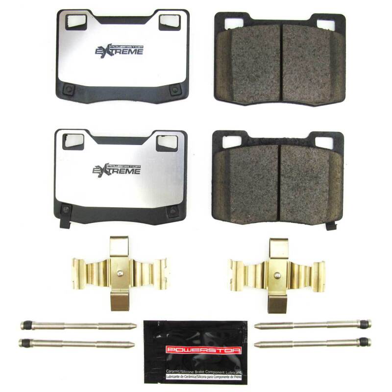 PowerStop Z26 Street Warrior Ceramic Brake Pads for Ford Mustang 2020 - 2022 Rear - Part PSBZ26 - 2363 | psbZ26 - 2363 - JDMuscleSPK489345