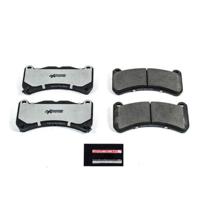 PowerStop Z26 Street Warrior Ceramic Brake Pads for Ford Mustang, Subaru WRX STI, Lexus IS F – Front Set | psbZ26 - 1365 - JDMuscleSPK387280