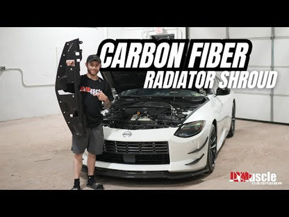 JDMuscle [23-26 Nissan Z] Carbon Fiber Radiator Shroud