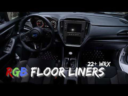 JDMuscle [22-26 WRX] Phantom Series RGB Floor Liners