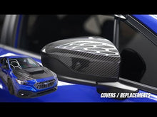 JDMuscle [22-26 WRX]  Pre-preg Carbon Fiber Side Mirror Replacements w/ Gloss Finish