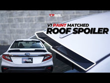 JDMuscle [22-26 WRX] V1 Roof Spoiler-Paint Matched/Gloss Black