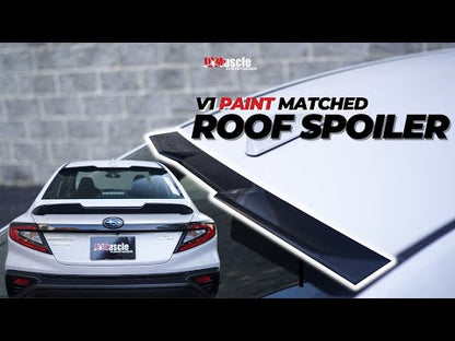 JDMuscle [22-26 WRX] V1 Roof Spoiler-Paint Matched/Gloss Black