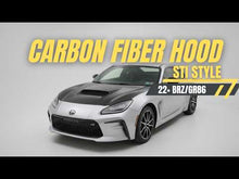 JDMuscle [22+BRZ/GR86] Tanso Carbon Fiber Hood - STI style