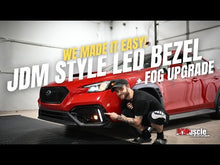 JDMuscle [22-26 WRX] JDM Style Fog Light Bezel w/ DRL and Turn