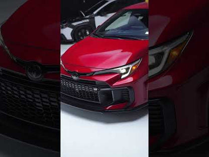 JDMuscle [25-26 GR Corolla] Spec Kogeki Front Lip | Matte/Gloss Black and Carbon Fiber