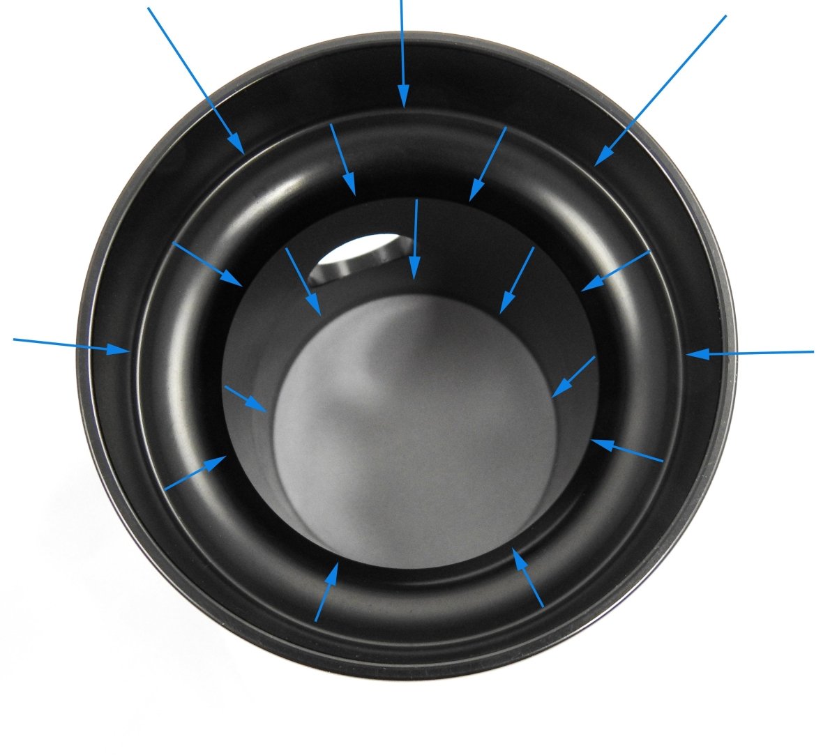 PRL Motorsports 17 - 21 Civic Si 1.5T Short Ram Air Intake System - JDMuscleIntakesPRL-HC10-INT-SRI-B