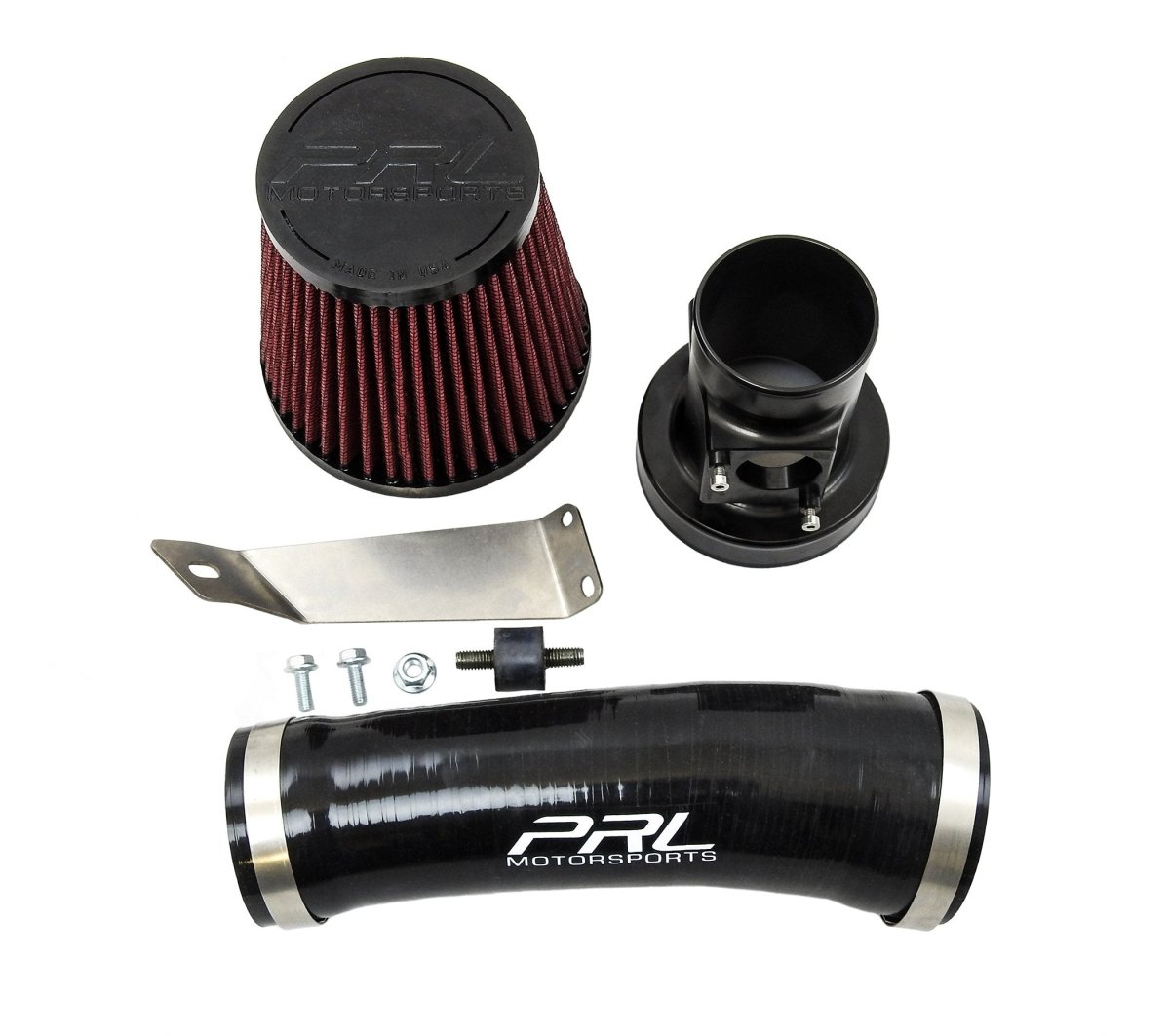 PRL Motorsports 17 - 21 Civic Si 1.5T Short Ram Air Intake System - JDMuscleIntakesPRL-HC10-INT-SRI-B