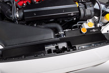 Process West 15-21 WRX/STI Radiator Cover Black Factory Intake | PWED03B