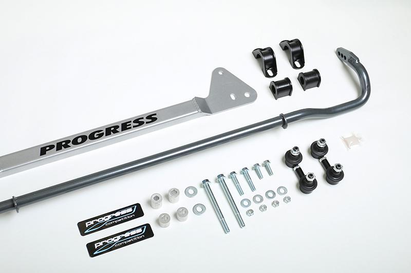 Progress Tech 92 - 95 Honda Civic / Honda Del Sol Tubular Rear Sway Bar (25mm - Adjustable) - JDMuscleSway Barsprg62.1044