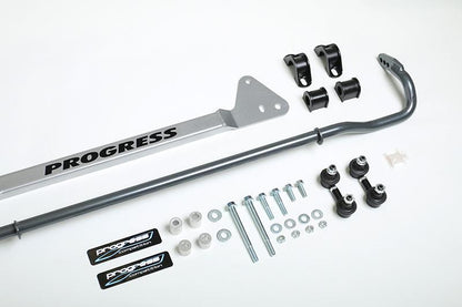 Progress Tech 92 - 95 Honda Civic / Honda Del Sol Tubular Rear Sway Bar (25mm - Adjustable) - JDMuscleSway Barsprg62.1044
