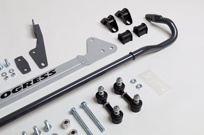 Progress Technology [88-91 Civic/CRX] Rear Adjustable Sway Bar System - 22mm Black - JDMuscleSway Barsprg62.1043