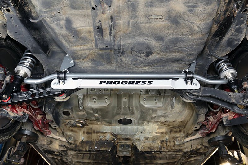 Progress Technology [88-91 Civic/CRX] Rear Adjustable Sway Bar System - 22mm Black - JDMuscleSway Barsprg62.1043