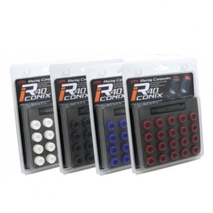 Project Kics 12X1.50 R40 Iconix Plastic Caps Black - 20 Pcs | WCIF1K - JDMuscleCenter CapspjkWCIF1K
