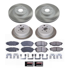 PowerStop [09-10 Forester] Front and Rear Semi-Coated Rotor Kit