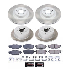 PowerStop [05 Legacy] Front and Rear Semi-Coated Rotor Kit