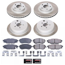 PowerStop [08-10 Impreza] Semi-Coated Rotor Kit Front and Rear
