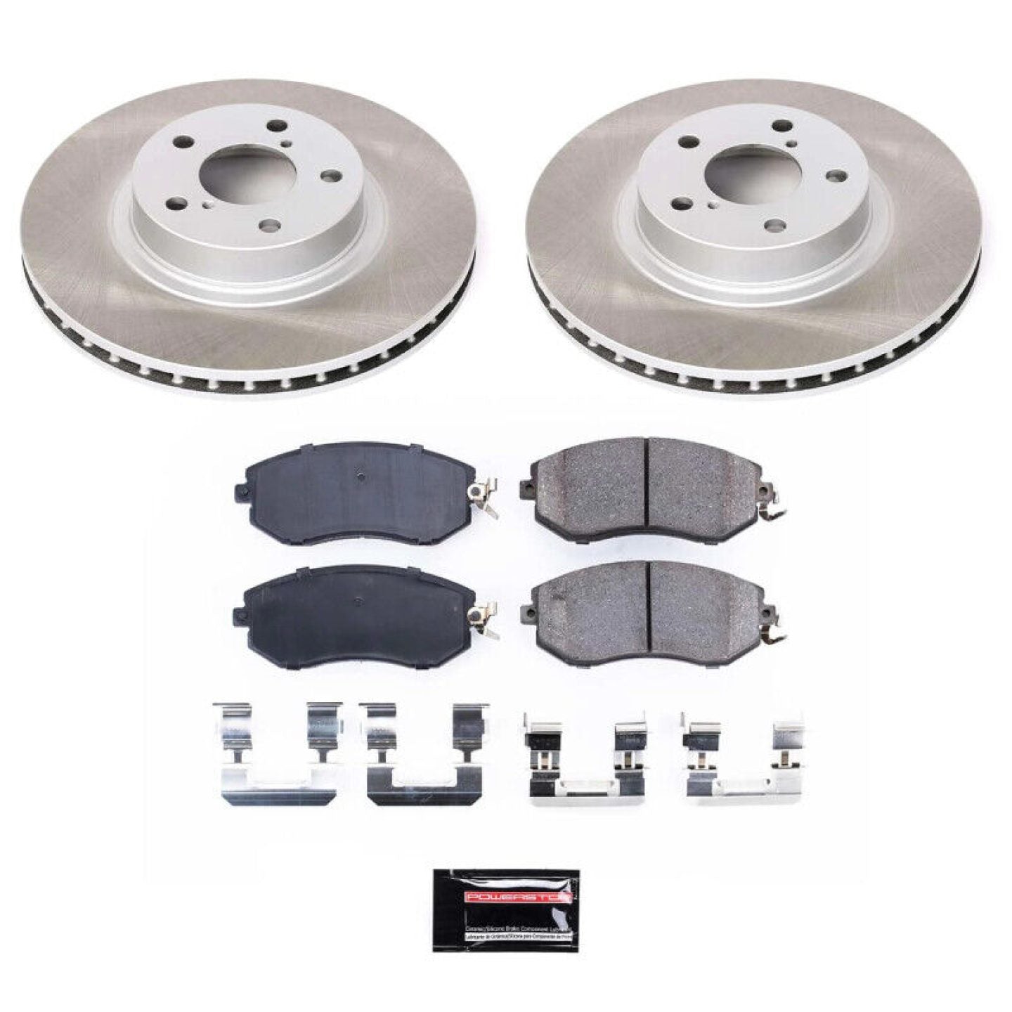 PowerStop [12-16 Impreza] Front and Rear Semi-Coated Rotor Kit