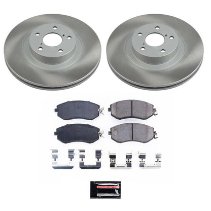 PowerStop [16-17 Crosstrek] Front and Rear Semi-Coated Rotor Kit