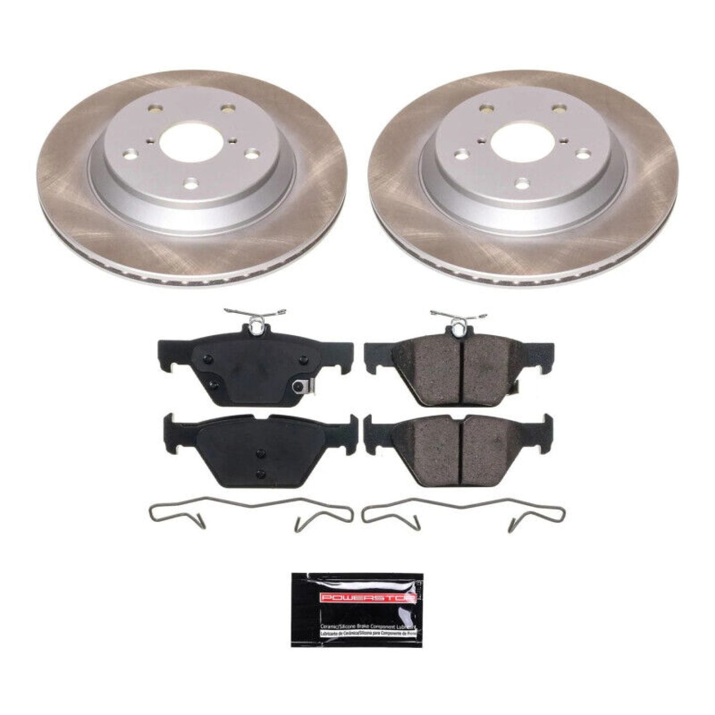 PowerStop [19-22 Forester] Semi-Coated Rotor Kit – Front and Rear