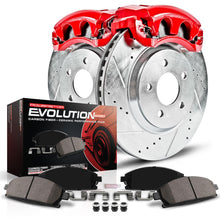 PowerStop [10-19 370Z] Z23 Evolution Sport Rear Brake Kit with Calipers - Red