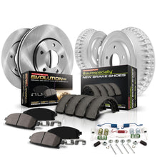 PowerStop [13-15 Civic] Autospecialty Front and Rear Brake Kit - Ceramic Pads, Coated Rotors and Drums