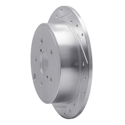 R1 Concepts 15 - 21 Subaru WRX Rear Left Drilled & Slotted Silver Brake Rotor - Part Number RNCEDZ - 13024L | rncEDZ - 13024L - JDMuscleSPK984457