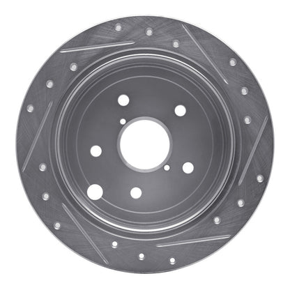 R1 Concepts 15 - 21 Subaru WRX Rear Left Drilled & Slotted Silver Brake Rotor - Part Number RNCEDZ - 13024L | rncEDZ - 13024L - JDMuscleSPK984457
