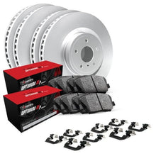 R1 Concepts [15-21 WRX] GEO-Carbon Front and Rear Brake Kit with OPTIMUM OEp Pads and Hardware - JDMuscleBrake KitsrncWDUH2-13031
