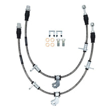 R1 Concepts [16-21 WRX] Rear Stainless Steel Brake Hose Kit - Clear Coating - JDMuscleBrake LinesrncHSK-13098
