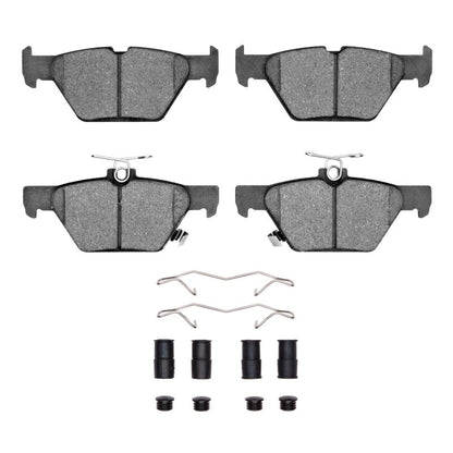 R1 Concepts 2015 - 2025 Subaru Impreza Rear Ceramic Brake Pads & Hardware Kit | rnc2310 - 1808 - 01 - JDMuscleSPK935991