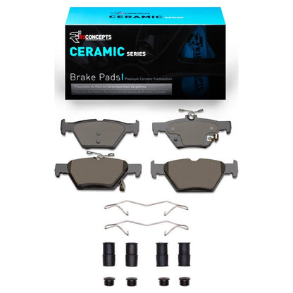R1 Concepts 2015 - 2025 Subaru Impreza Rear Ceramic Brake Pads & Hardware Kit | rnc2310 - 1808 - 01 - JDMuscleSPK935991