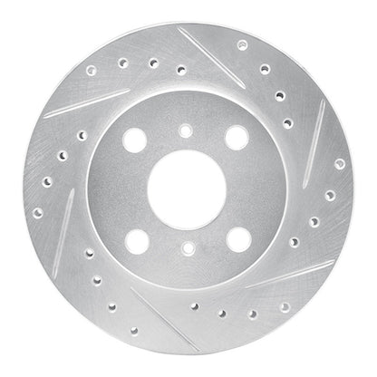 R1 Concepts 86 - 89 Toyota Celica Front Right Drilled & Slotted Silver Brake Rotor | rncEDZ - 76026R - JDMuscleSPK987496