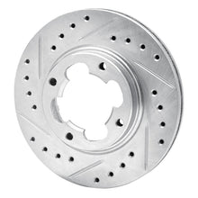 R1 Concepts 87 - 94 Subaru Justy Front Left Drilled & Slotted Silver Brake Rotor | rncEDZ - 13002L - JDMuscleSPK984435